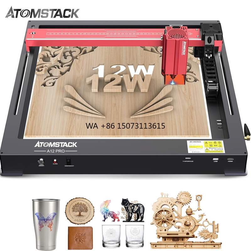 3D Printing Laser Cutting - Atomstack A12 X12 Pro 50W Wifi