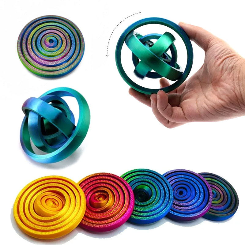 3D Printing Game - 3D Printed Rotating Ball Toy O-Shaped