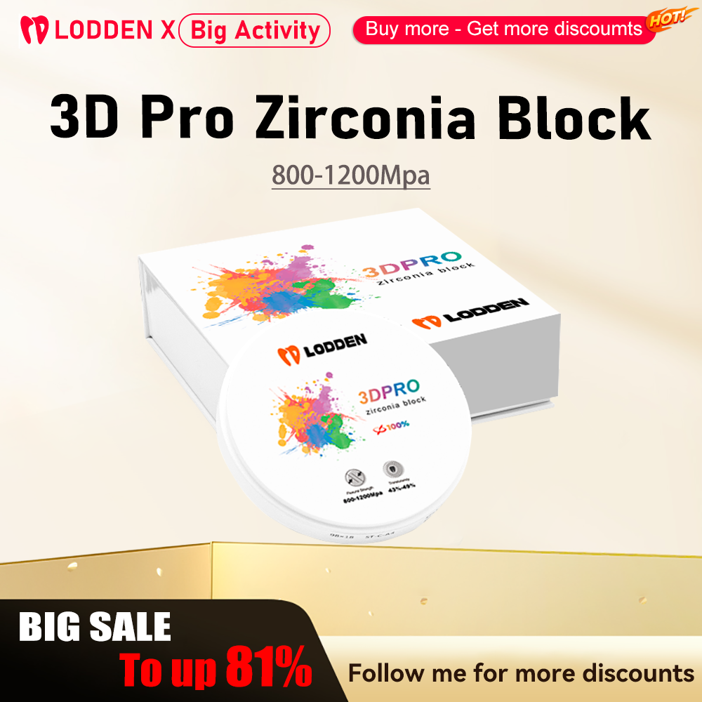 Dental  Zirconia Block 3D PRO  - 3D Printing Lego recension och pris