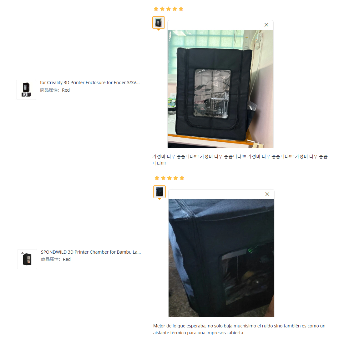 SPONDWILD 3D Printer Chamber f - 3D Printer Enclosure Frame recension och pris