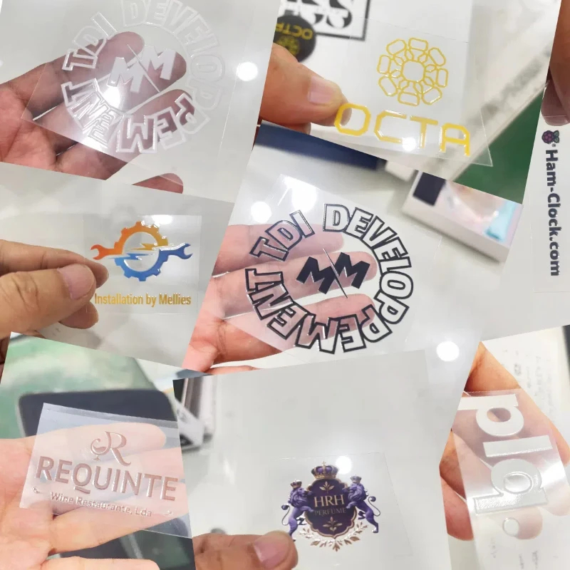 50pcs Stickers Custom Transfer - 3D Printing Logo recension och pris