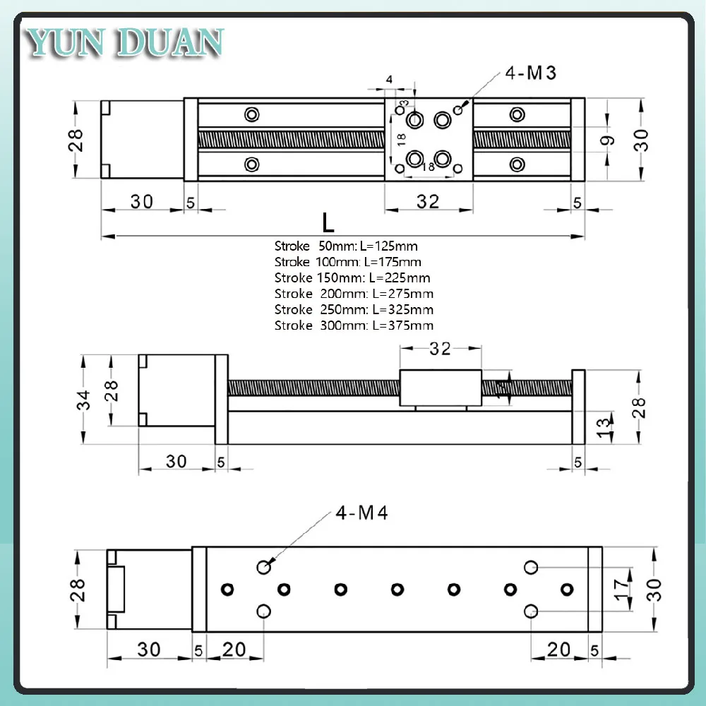 T-type Sliding Table Rail Line - Linear Guide Rail recension och pris