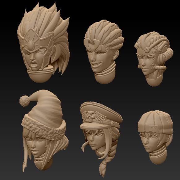   Head Sculpt Upgrade Parts 3D - 3D Printing And Additive Manufacturing recension och pris