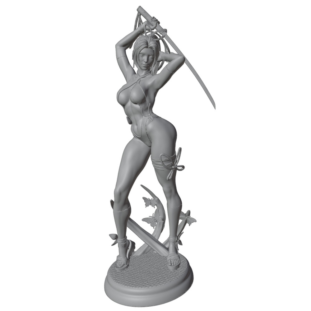 1/24 Female 	Warrior Resin Mod - 3D Printing And Additive Manufacturing recension och pris