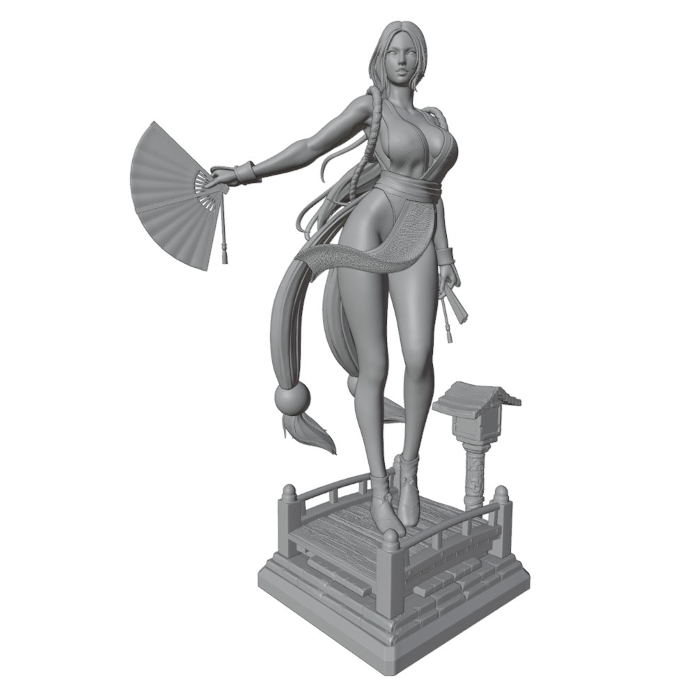 1/24 Sexy Long-Haired Girl Min - 3D Printing And Additive Manufacturing recension och pris