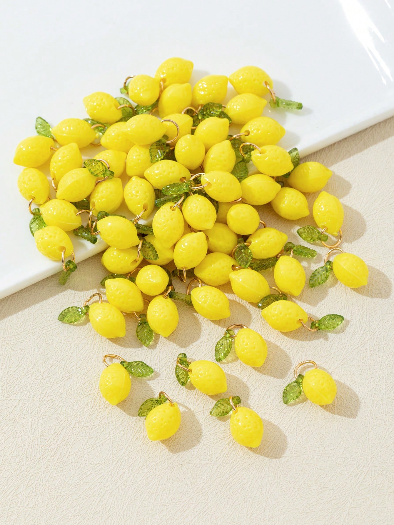 10Pcs 3D Lemon Resin Charms Pe - 3D Printing Earrings recension och pris