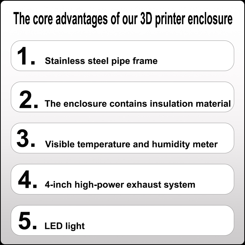 Resin Printer Enclosure  with  - 3D Printer Enclosure Frame recension och pris