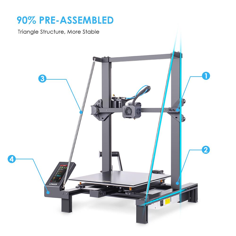 LONGER LK5 Pro 3D Printer 90%  - 3D Printing Design Software recension och pris
