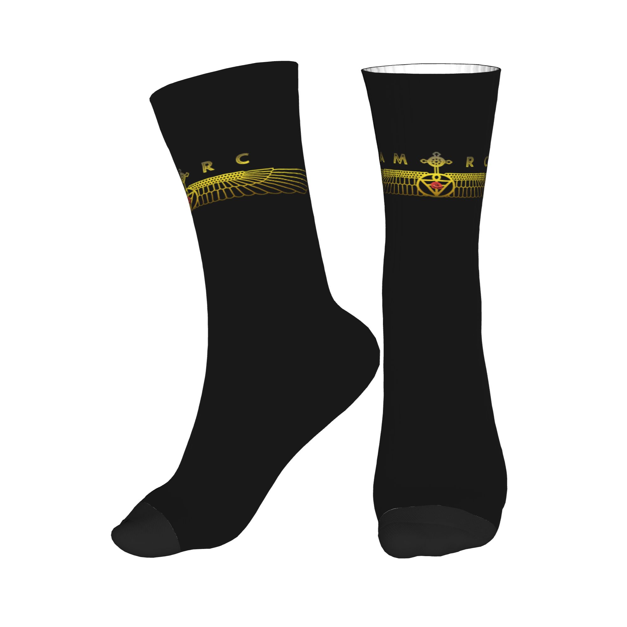 Fun Mens AMORC Logo Dress Sock - 3D Printing Logo recension och pris