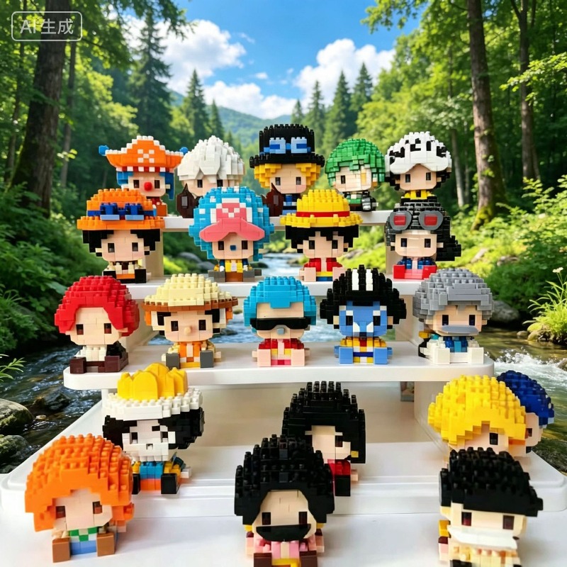 New ONE PIECE Sun God Nika Luf - 3D Printing Lego recension och pris