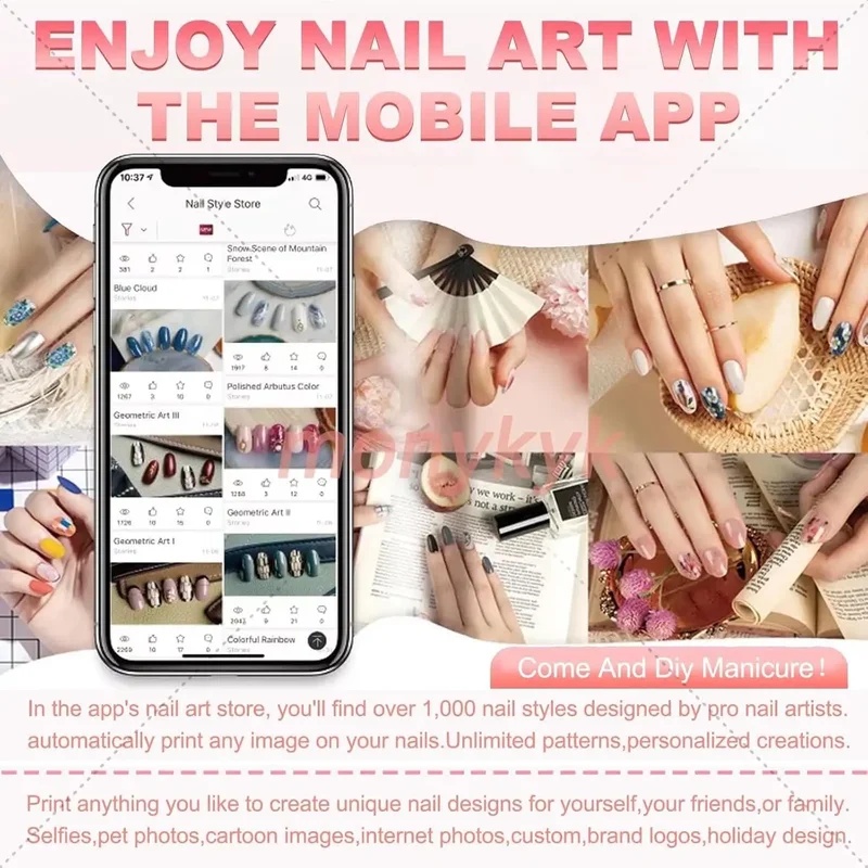 O2nails Nail Printer Machine K - 3D Printing Design Software recension och pris