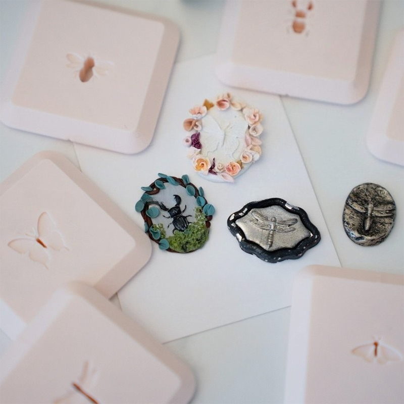3D Insect Pattern Mold Summer  - 3D Printing Earrings recension och pris