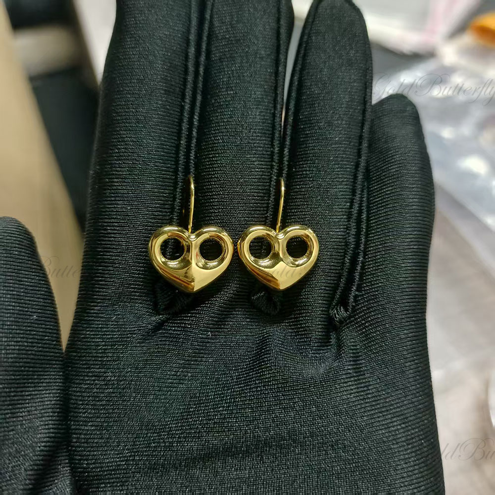 GoldButterfly Custom Heart Ear - 3D Printing Earrings recension och pris