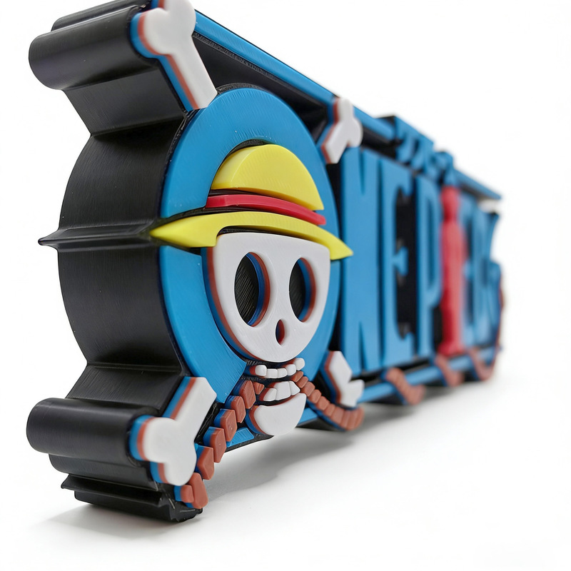 New One Piece Dragon Ball Stra - 3D Printing Logo recension och pris