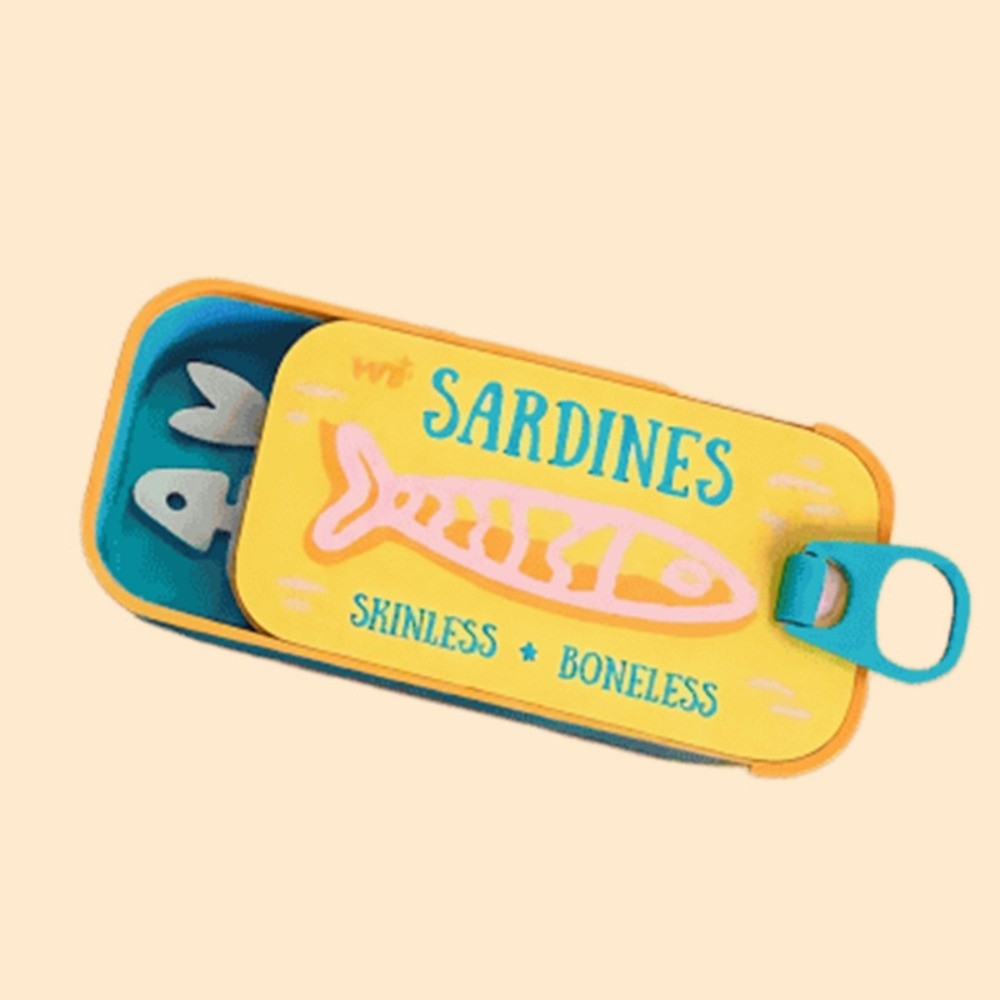 3D Printed Sardine Tin Jewelry - 3D Printing Earrings recension och pris