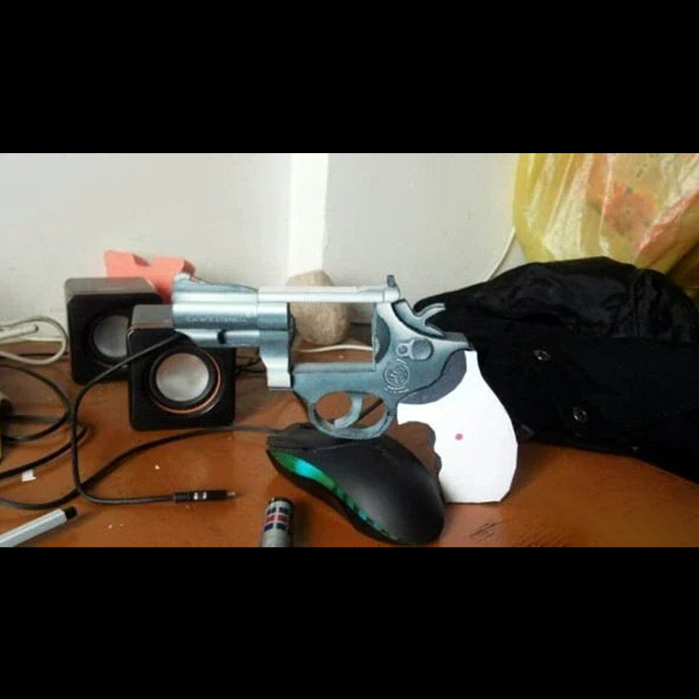1:1 3D M66 Revolver Paper Mode - 3D Printing Lego recension och pris