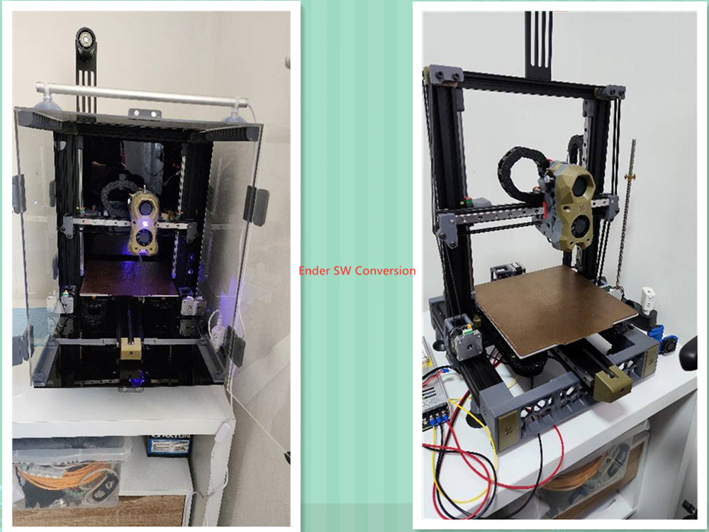 Funssor Ender3 SW CNC machined - 3D Printer Enclosure Frame recension och pris