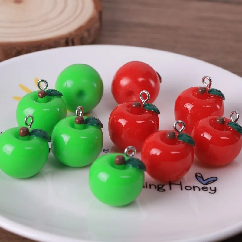 10 Pieces Realistic 3D Strawbe - 3D Printing Earrings recension och pris