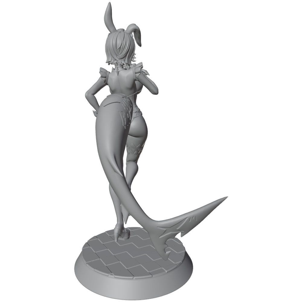 1/24 75mm Female Warrior Resin - 3D Printing And Additive Manufacturing recension och pris