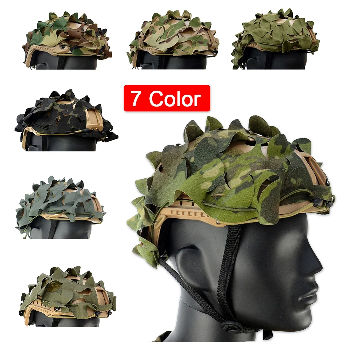 3D Camo Net FAST Helmet Cover  - 3D Printing Laser Cutting recension och pris
