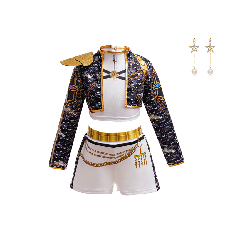 Girls Hip‑Hop 3D Print Gold Tr - 3D Printing Earrings recension och pris