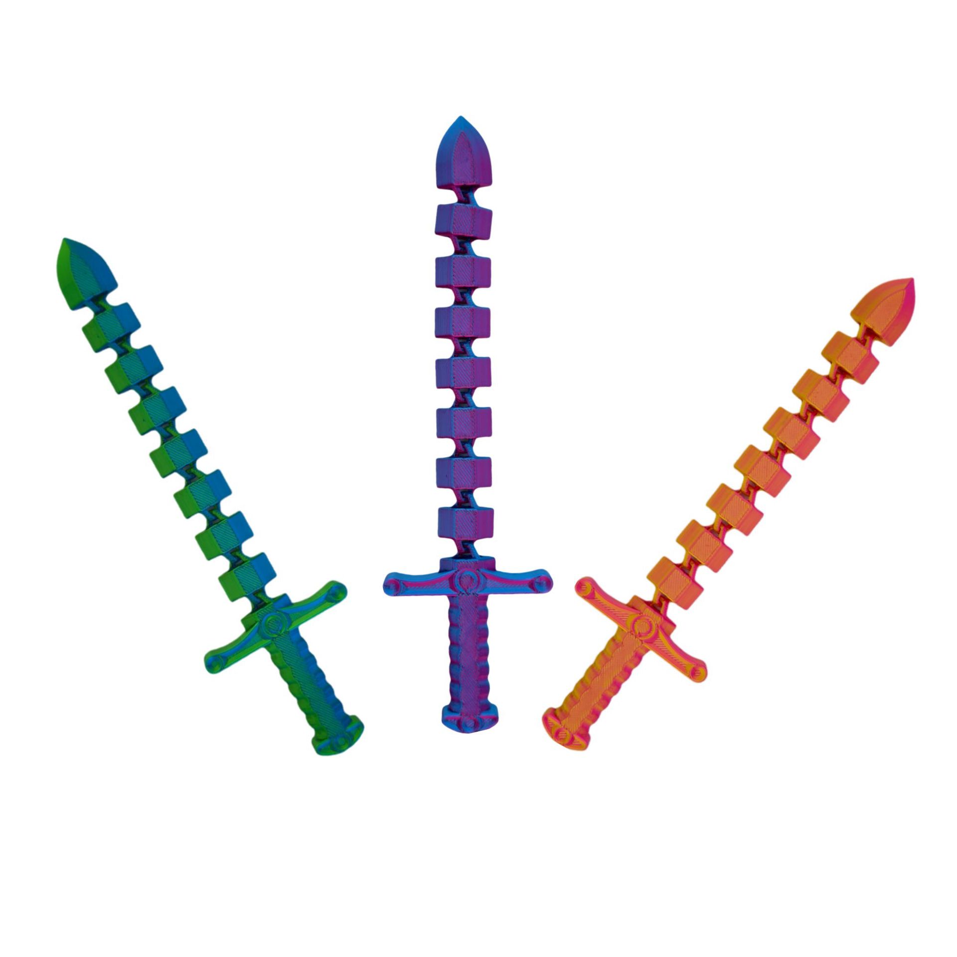 New 3D Printed Sword Movable J - 3D Printing And Additive Manufacturing recension och pris